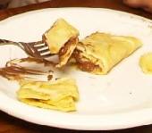 Chocolate-Filled Crepes