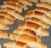 Feta croissants, fresh from the oven