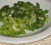 Maroulosalata: crisp Romaine lettuce salad