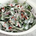 Purslane Salad with Yogurt and Capers