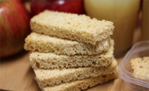 Rusks from Bread