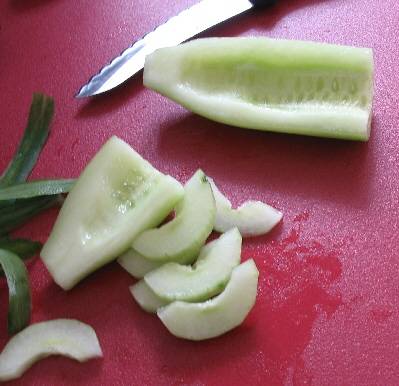 Prepare Cucumber for the Recipe