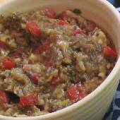 Eggplant Dip with Tomatoes - Melitzanosalata