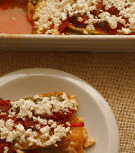 Baked Zucchini & Potatoes with Feta