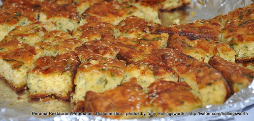 Cheese-Bread with Halloumi