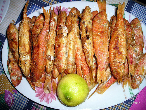 Red Mullet in Savory Sauce