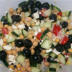 Greek Garbanzo Bean Salad