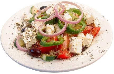 Traditional Greek salad