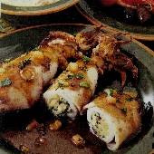 Artichoke-Stuffed Squid (Calamari)