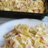 Easy Cheesy Baked Farfalle