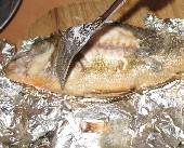 Red snapper baked in foil