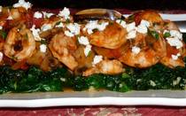 Sauteed Shrimp with Tomato and Feta Cheese