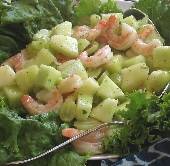 Shrimp & Honeydew Melon Salad