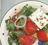 Greek Salad with Purslane