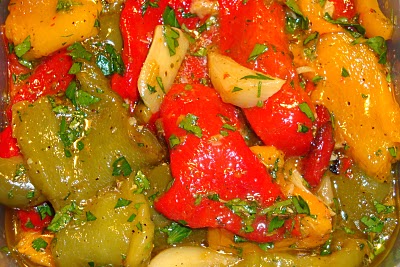 Roasted Peppers Meze