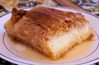 Custard in Fillo Pastry - Galaktoboureko