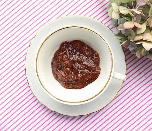 Homemade Fig Jam with Nuts - Marmelatha Syko