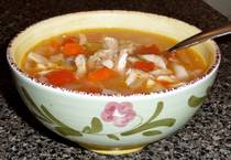 Greek Chicken Soup - Kotosoupa