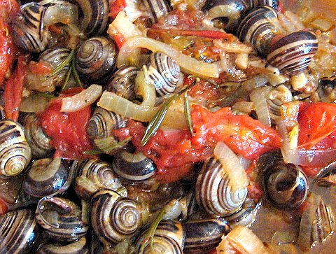 Snails stew - Saligkaria stifado1