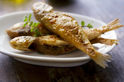 Deep Fried Whitebait - Marides tiganites