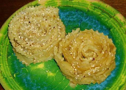 Dough Fritters Drizzled with Honey and Nuts (Peloponessos)