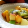 Fruit Salad with Orange Juice - Froutosalata