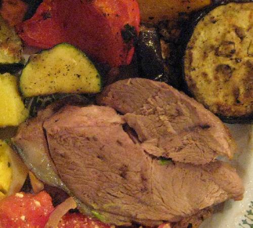 Roasted Leg of Lamb with Sage & Thyme - Arni me Faskomilo kai Thymari