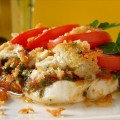 Baked Fish with Tomatoes (Spetsiota)
