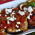 Eggplant with Tomatoes and Feta