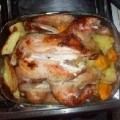 Stuffed Chicken with Potatoes - Kotopoulo Yemisto